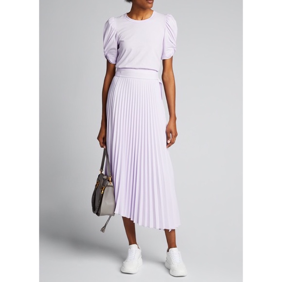 A.L.C Arielle Pleated Midi Skirt New W/Tag - Picture 2 of 7